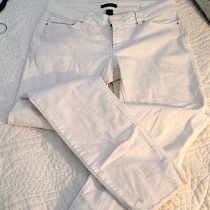 Slim White Jeans